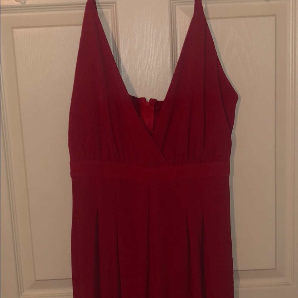 Red Jumpsuit perfect for a datenight
